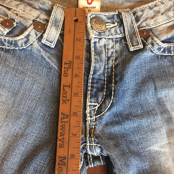 True Religion Bobby Big T Denim Shorts ~ 30 - Picture 10 of 16